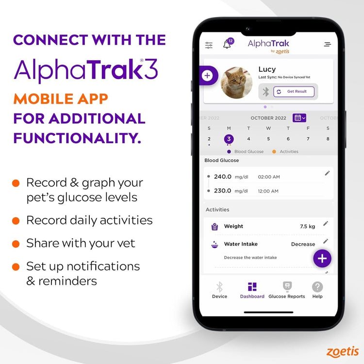 AlphaTrak 3 Blood Glucose Meter Starter Kit for Pets - Calvetsupply