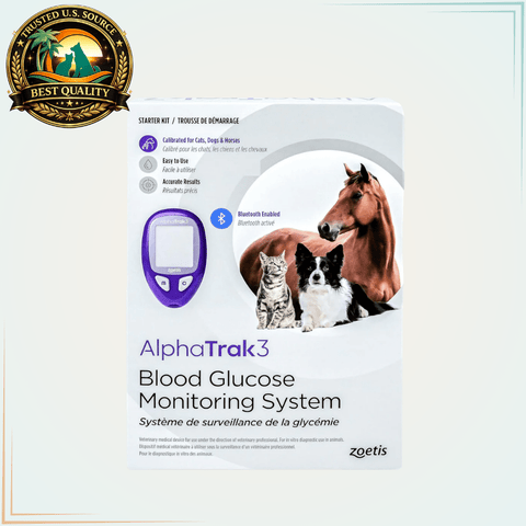 AlphaTrak 3 Blood Glucose Meter Starter Kit for Pets - Calvetsupply