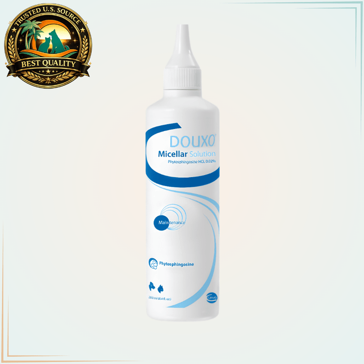 Douxo Micellar Ear Solution for Dogs and Cats 8.4 Oz - Calvetsupply