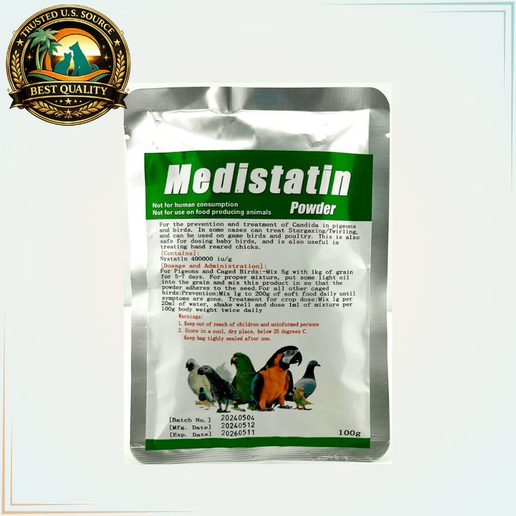 Medistatin Antifungal Treatment for Birds - Calvetsupply