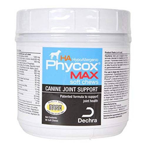 Phycox HA MAX Joint Supplement for Dogs 90 Soft Chews - Calvetsupply