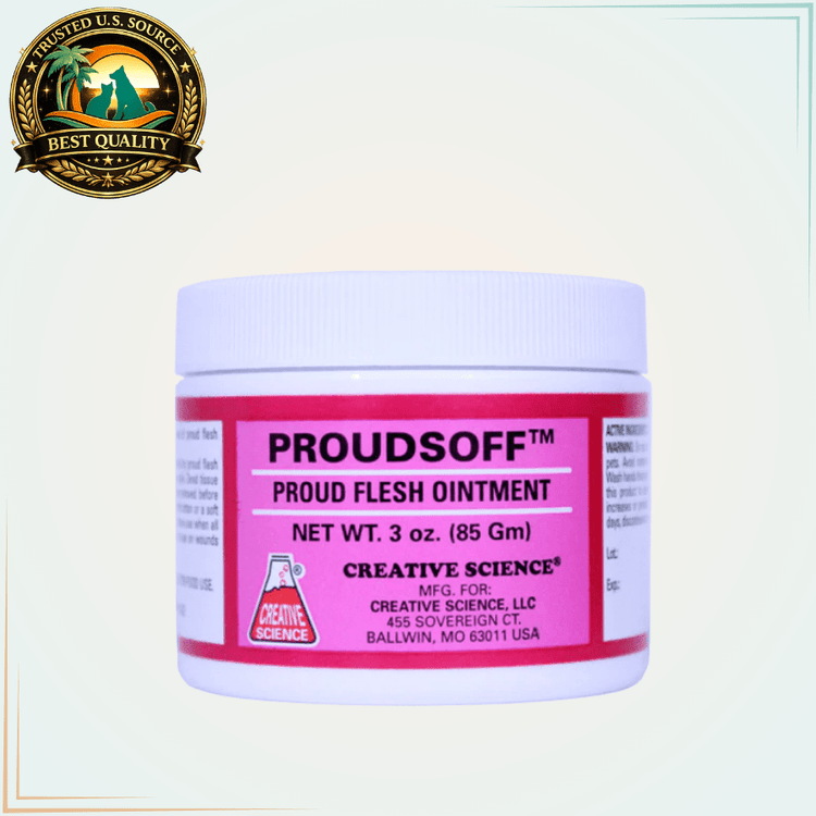 Proudsoff Proud Flesh Ointment 3 Oz Wound Care for Horses - Calvetsupply