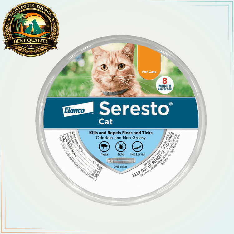 Seresto Flea and Tick Collar for Cats - Calvetsupply