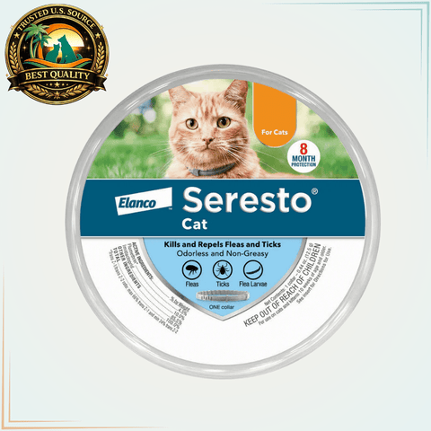Seresto Flea and Tick Collar for Cats - Calvetsupply