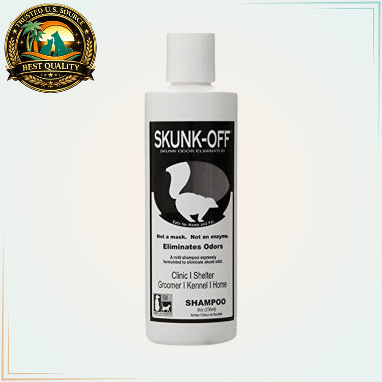 Skunk Off Odor Elimination Shampoo 8 Oz - Calvetsupply