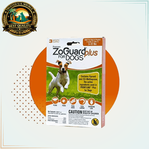 ZoGuard Plus for Dogs - Small 4-22 lb. - 3 applications - Calvetsupply