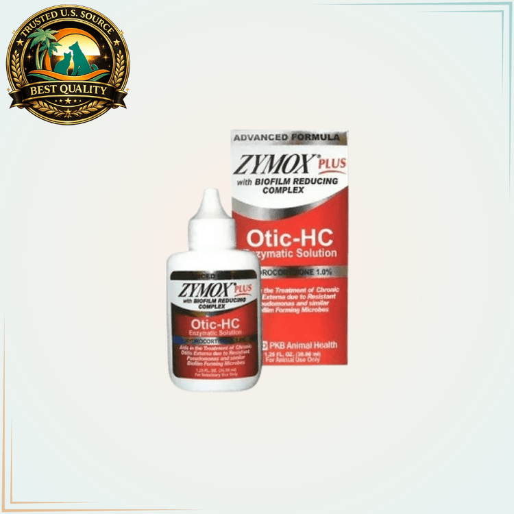 Zymox PLUS Otic - 1.25 oz. - Calvetsupply