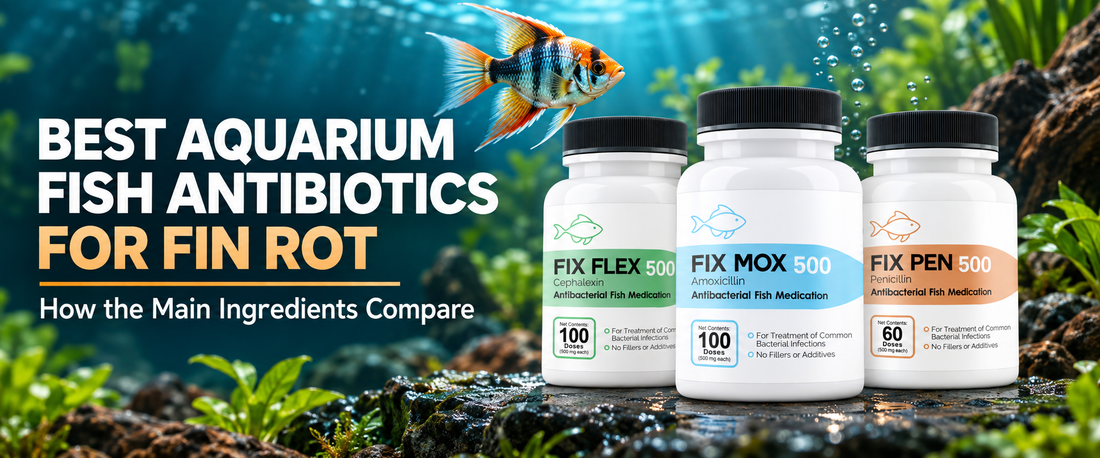 Best Aquarium Fish Antibiotics for Fin Rot: How the Main Ingredients Compare - Calvetsupply