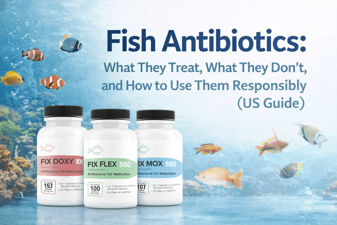 Fish Antibiotics: What They Treat, What They Don’t, and How to Use Them Responsibly (US Guide) - Calvetsupply