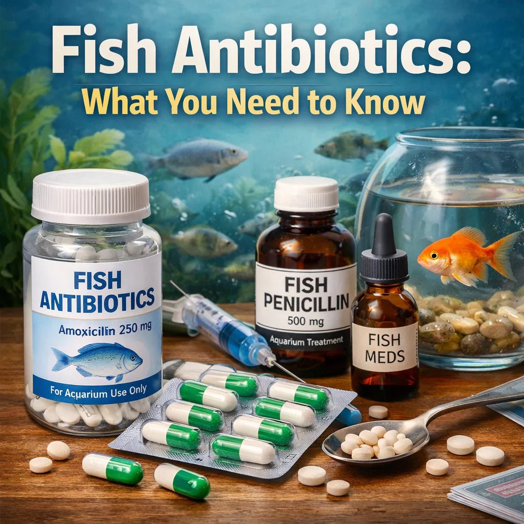 The Complete Guide to Fish Antibiotics for Aquarium Fish — Types, Uses & How to Choose the Right One - Calvetsupply