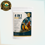 4-in-1 Powder for Pet Birds – Canker, Coccidiosis & Respiratory Support, 100 g - Calvetsupply