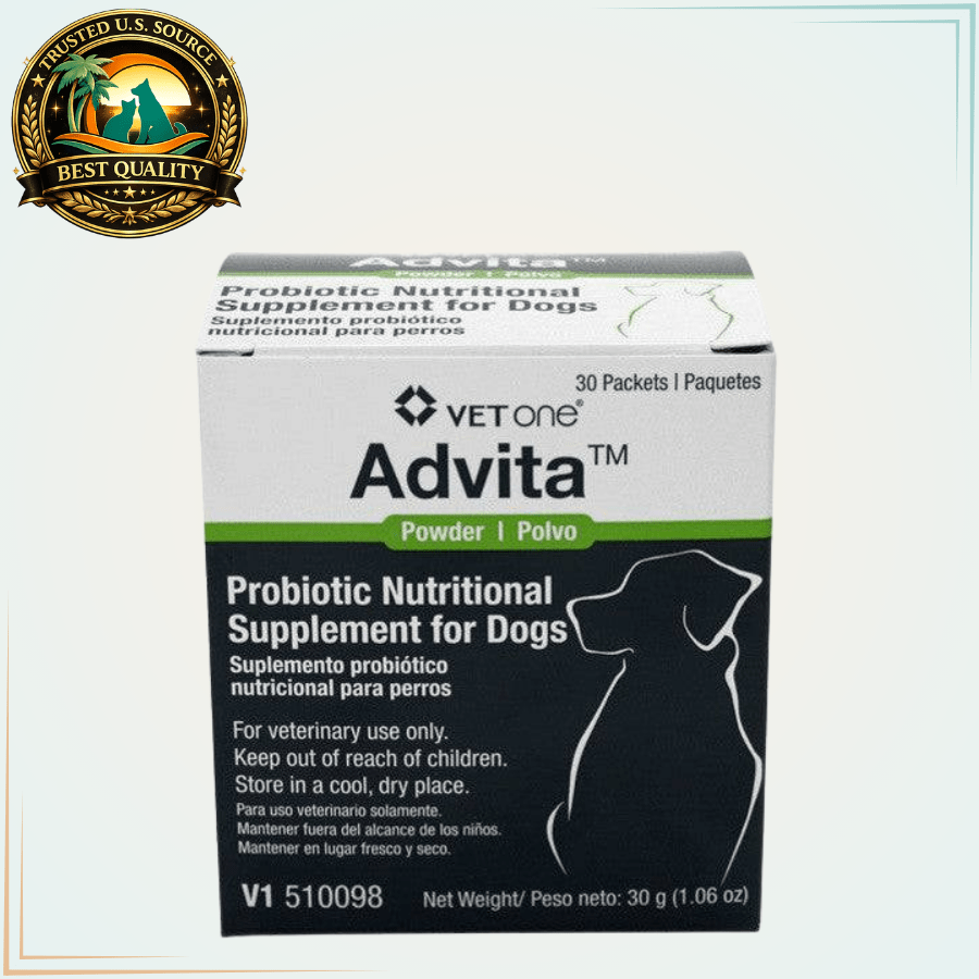 Advita Probiotic Nutritional Supplement for Dogs 30 Packets - Calvetsupply