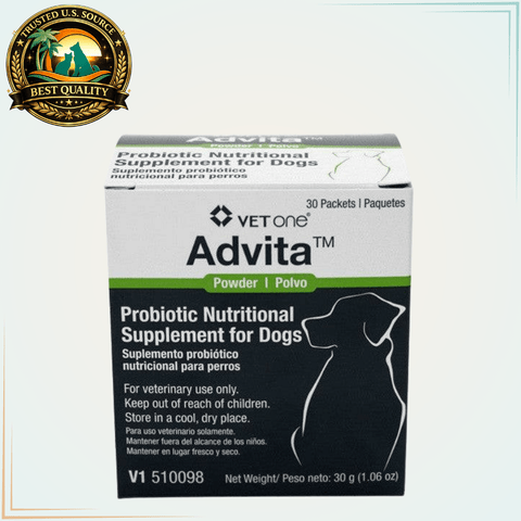Advita Probiotic Nutritional Supplement for Dogs 30 Packets - Calvetsupply