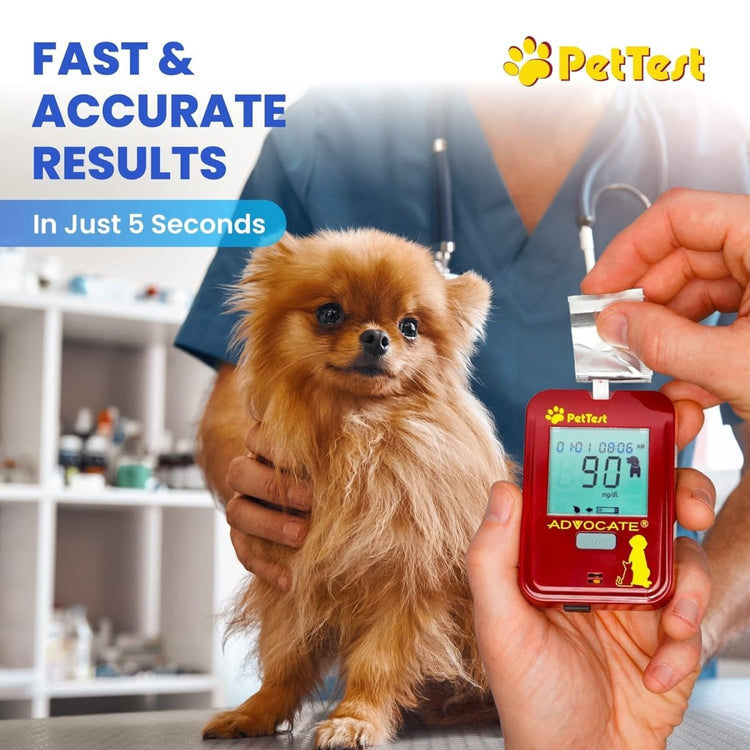 Advocate | PetTest Glucose Monitoring System Full Kit for Dogs & Cats - Calvetsupply