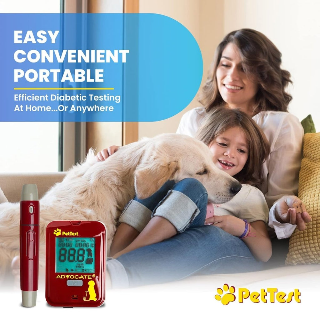 Advocate | PetTest Glucose Monitoring System Full Kit for Dogs & Cats - Calvetsupply