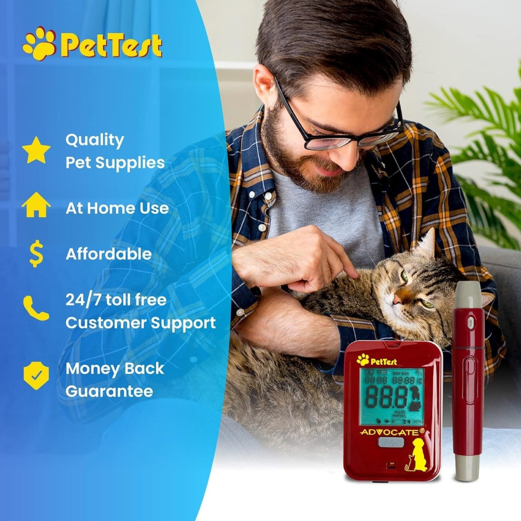 Advocate | PetTest Glucose Monitoring System Full Kit for Dogs & Cats - Calvetsupply
