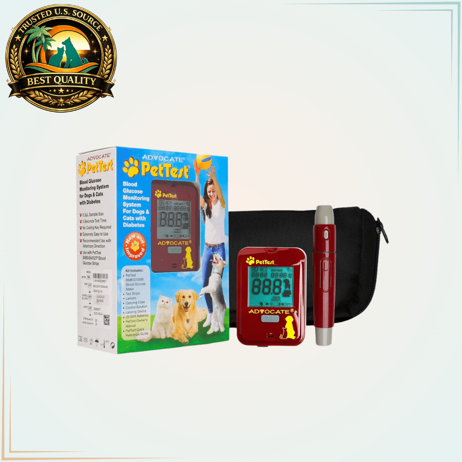 Advocate | PetTest Glucose Monitoring System Full Kit for Dogs & Cats - Calvetsupply