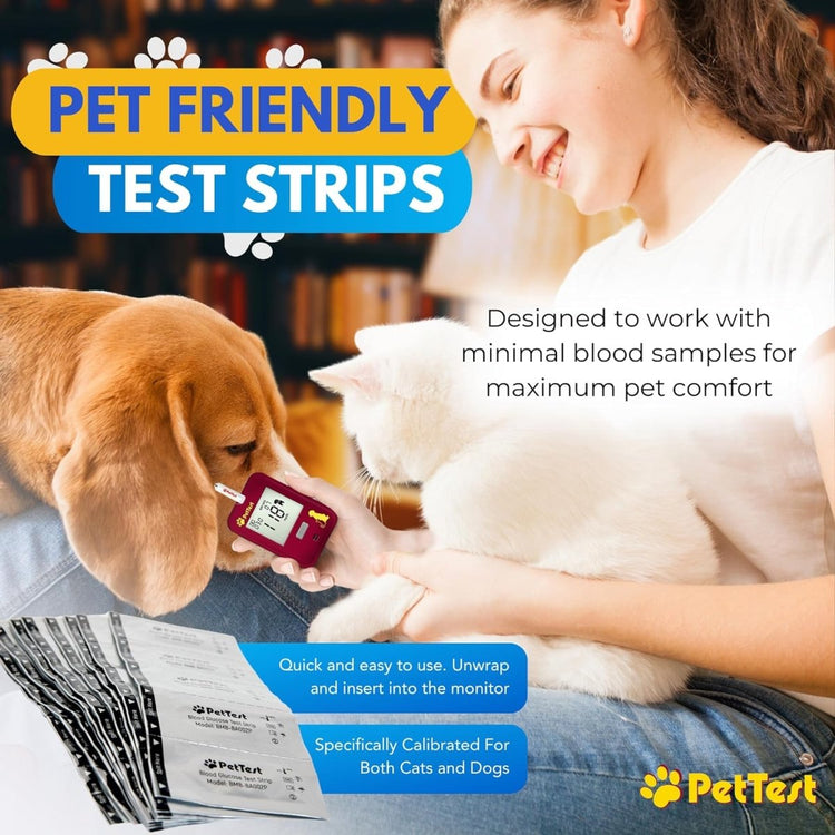 Advocate | PetTest Individually Foil-Wrapped Test Strips (50 Strips) - Calvetsupply