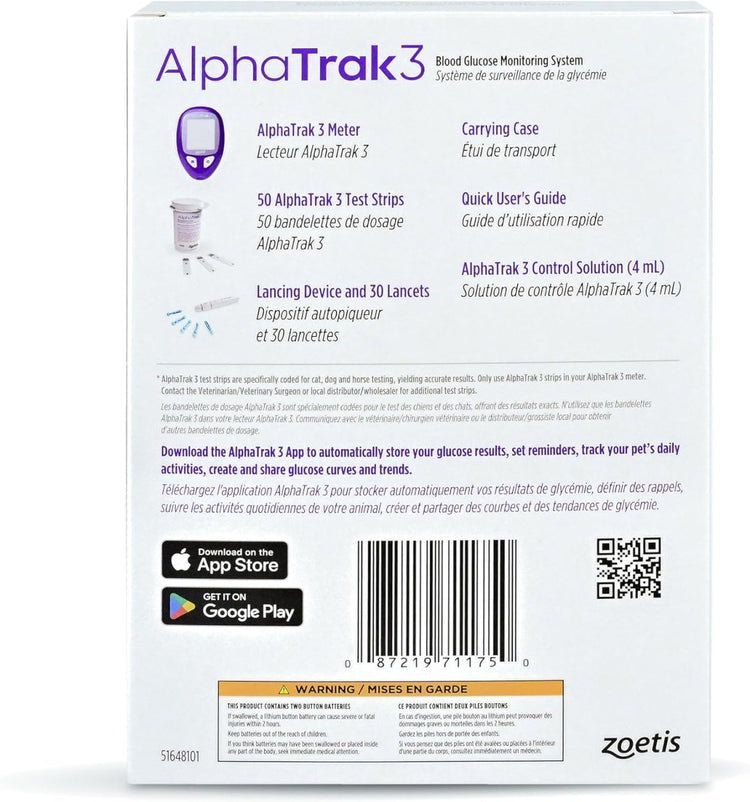 AlphaTrak 3 Blood Glucose Meter Starter Kit for Pets - Calvetsupply