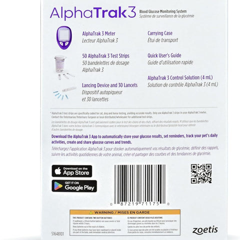 AlphaTrak 3 Blood Glucose Meter Starter Kit for Pets - Calvetsupply