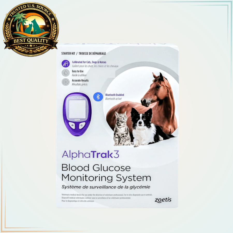 AlphaTrak 3 Blood Glucose Meter Starter Kit for Pets - Calvetsupply