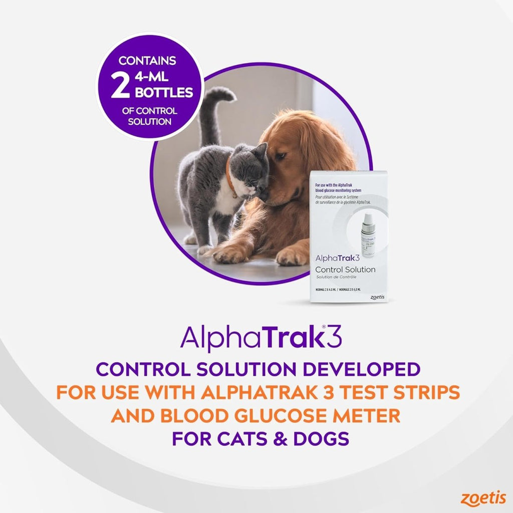 AlphaTrak 3 Control Solution - 2x4 mL Bottles - Calvetsupply