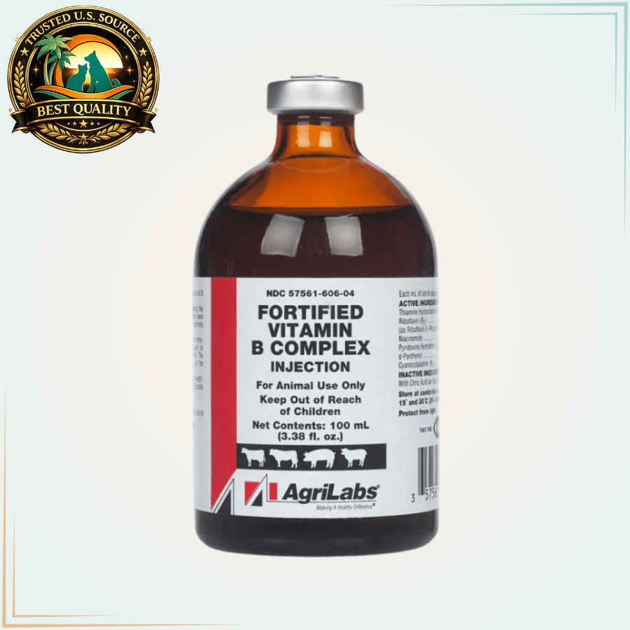B Complex Fortified Injectable Vitamins - 100 ml. - Calvetsupply
