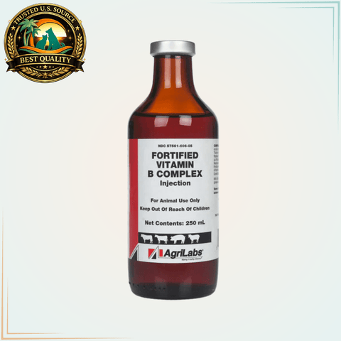 B Complex Fortified Injectable Vitamins - 250 ml. - Calvetsupply