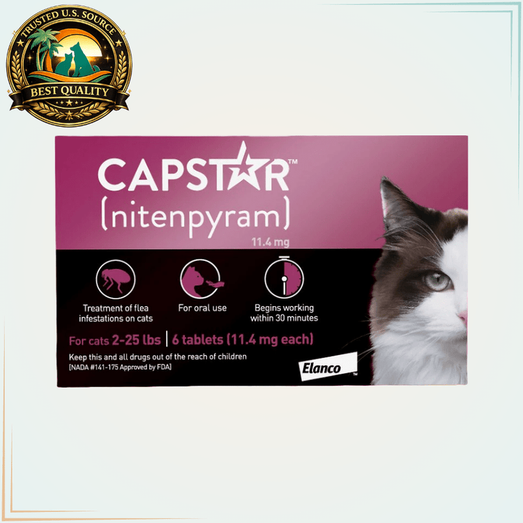 Capstar Flea Tablets - Cats 2-25 lbs. - Calvetsupply