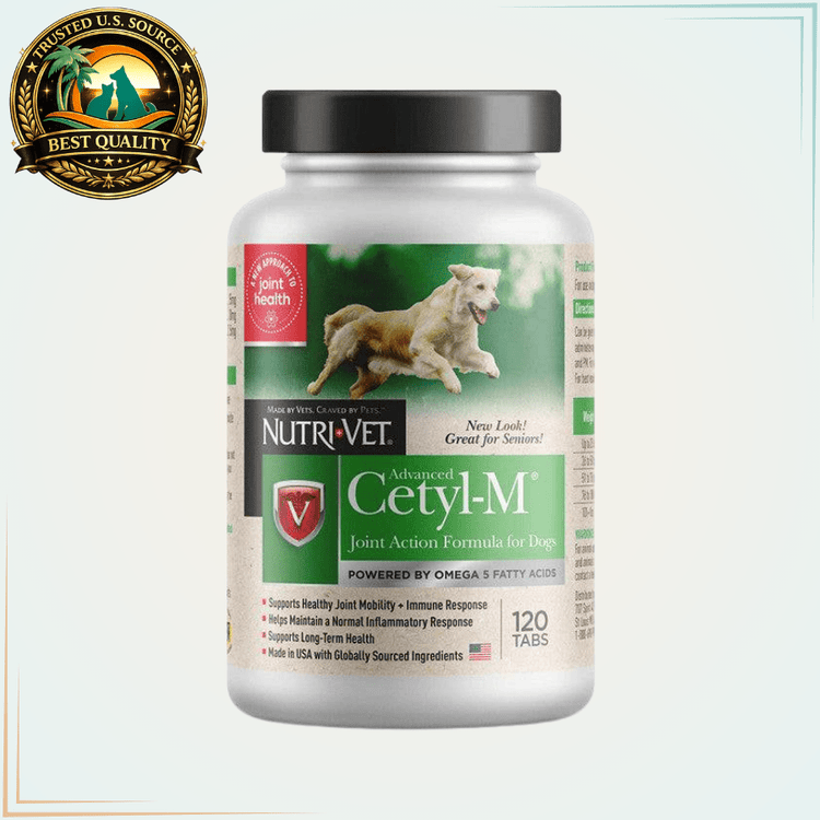 Cetyl M Joint Action Formula for Dogs 120 Tablets - Calvetsupply