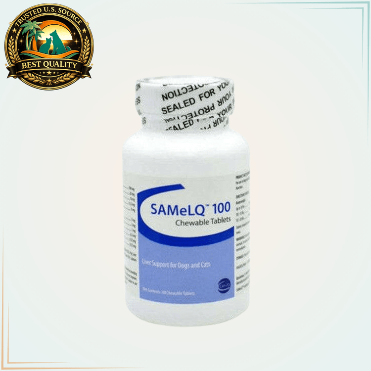 Ceva SAMeLQ 100mg Liver Support Chewable Tablets 60 Tablets - Calvetsupply