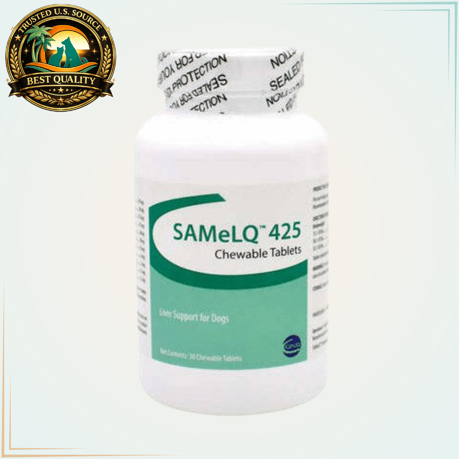 Ceva SAMeLQ 425mg Chewable Tablets 30 Tablets - Calvetsupply