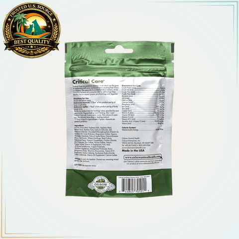 Critical Care - Apple Banana Flavor - 5 oz. Pouch - Calvetsupply