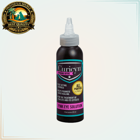 Curicyn Pink Eye Solution 3 Oz - Calvetsupply