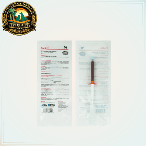 DiaGel Anti-Diarrhea and Digestive Support For Medium Dogs - 3 ml - Calvetsupply