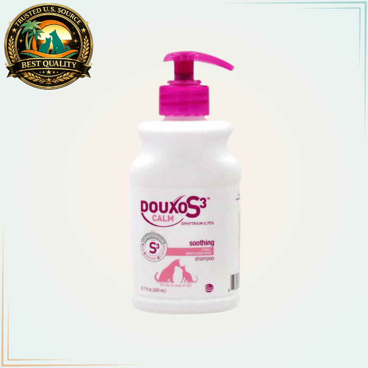 Douxo Calm Allergy Shampoo for Dogs and Cats 6.7 Oz - Calvetsupply