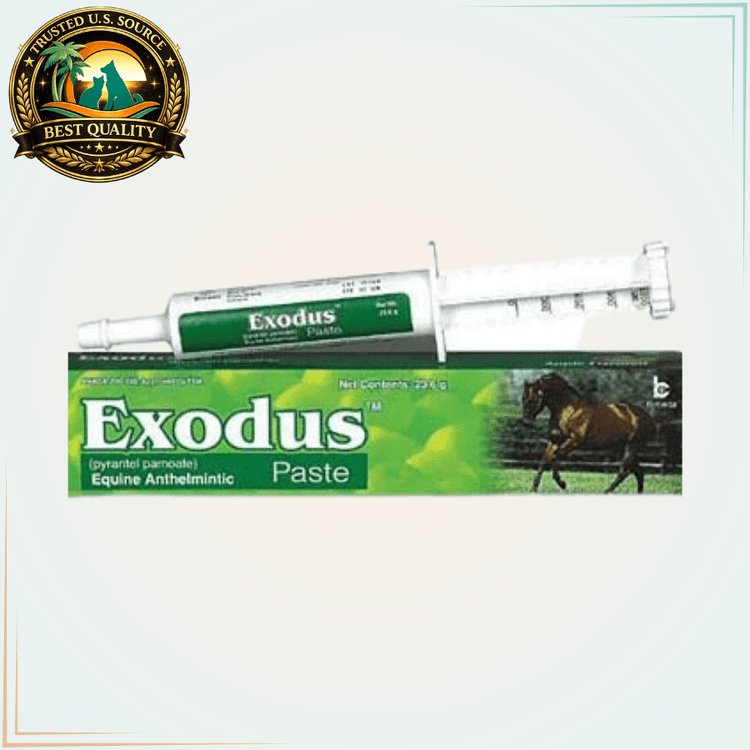 Exodus Paste - Apple Flavor - 23.6gm - Generic to Strongid P - Pyrantel Pamoate - Calvetsupply