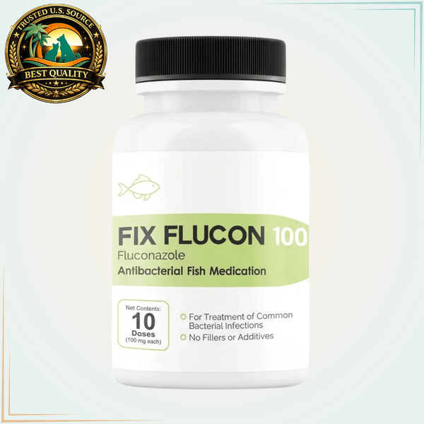 Fish Flucon (Fix Flucon) fish Fluconazole 100mg Fish Antifungal - Calvetsupply