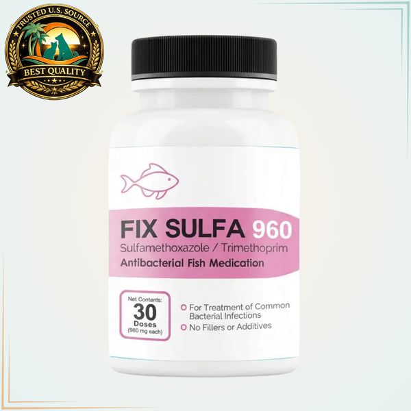 Fish Sulfa (Fix Sulfa) SMZ/TMP 960mg Fish Antibacterial