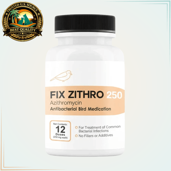 Fish Zithro (Fix Zithro) fish Azithromycin 250mg Fish Antibacterial - Calvetsupply