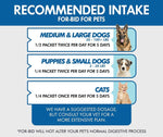 For-bid for Dogs Stop Stool Eating Coprophagia (12 Packets) - Calvetsupply