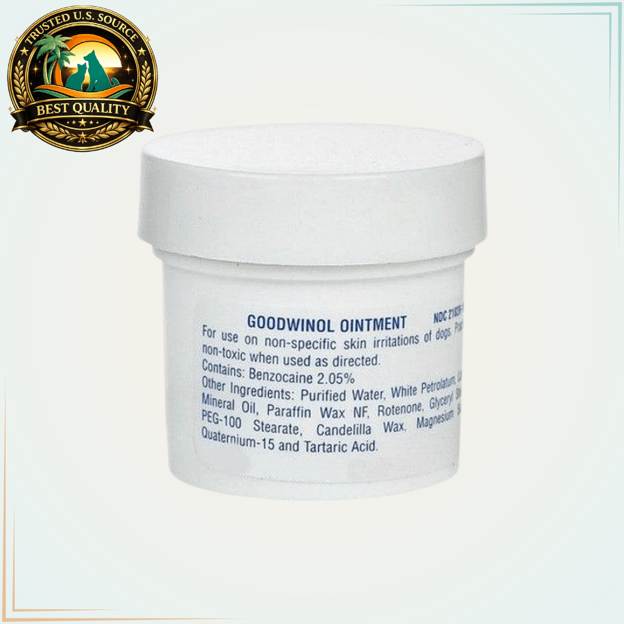 Goodwinol Ointment Mange Treatment for Dogs 1 Oz - Calvetsupply