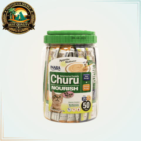 Inaba Churu Nourish Veterinary Formula Appetite Motivator Tuna & Chicken 50 Tubes - Calvetsupply