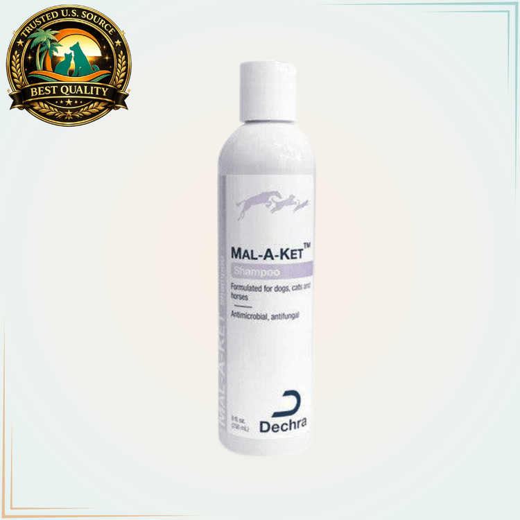 Mal-A-Ket AntiFungal Shampoo for Dogs Cats and Horses 8 Oz - Calvetsupply