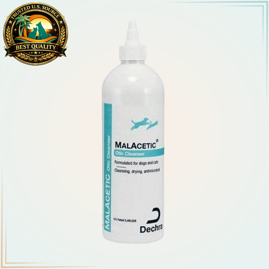 MalAcetic Otic Ear Cleanser 16 Oz - Calvetsupply