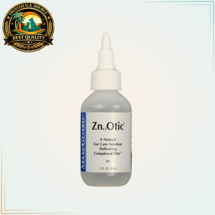 Maxi/Guard Zn Otic Medicated Ear Drops - 2 oz. - Calvetsupply