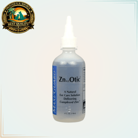 Maxi/Guard Zn Otic Medicated Ear Drops - 4 oz. - Calvetsupply