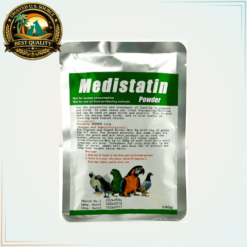 Medistatin Antifungal Treatment for Birds - Calvetsupply