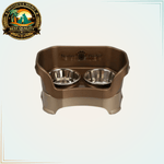 Neater Feeder Deluxe Mess-Free Dog Bowls MEDIUM 19-40 lb Bronze - Calvetsupply