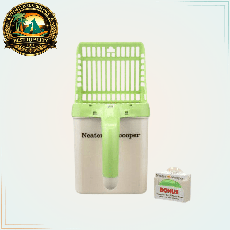 Neater Scooper Litter Box Scooper by Neater Pets GREEN - Calvetsupply